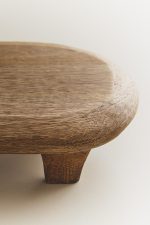 ظرف سرو پایه دار چوبی زاراهوم zara home - تصویر 3