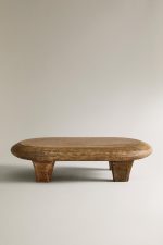 ظرف سرو پایه دار چوبی زاراهوم zara home - تصویر 6