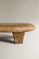 ظرف سرو پایه دار چوبی زاراهوم zara home - تصویر 4