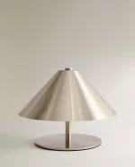 چراغ خواب نقره ای مخروطی zara home - تصویر 7