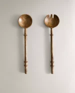 قاشق و چنگال چوبی دسته بلند زاراهوم zara home - تصویر 6