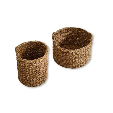 سبد بافت گرد بلند zara home