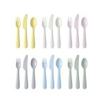 سرویس قاشق و چنگال و چاقو پلاستیکی ایکیا پاستیلی 18 پارچه  IKEA KALAS