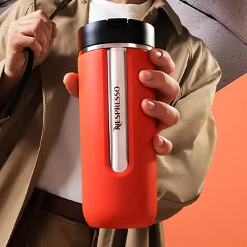 ماگ مسافرتی نسپرسو 540 میلی لیتر نارنجی Nespresso Travel Mug - تصویر 3