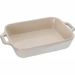 ظرف فر سرامیکی سفید 27*20 سانتیمتر staub - تصویر 4