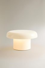 چراغ رومیزی شارژی طرح قارچ کوچک سفید zara home - تصویر 5